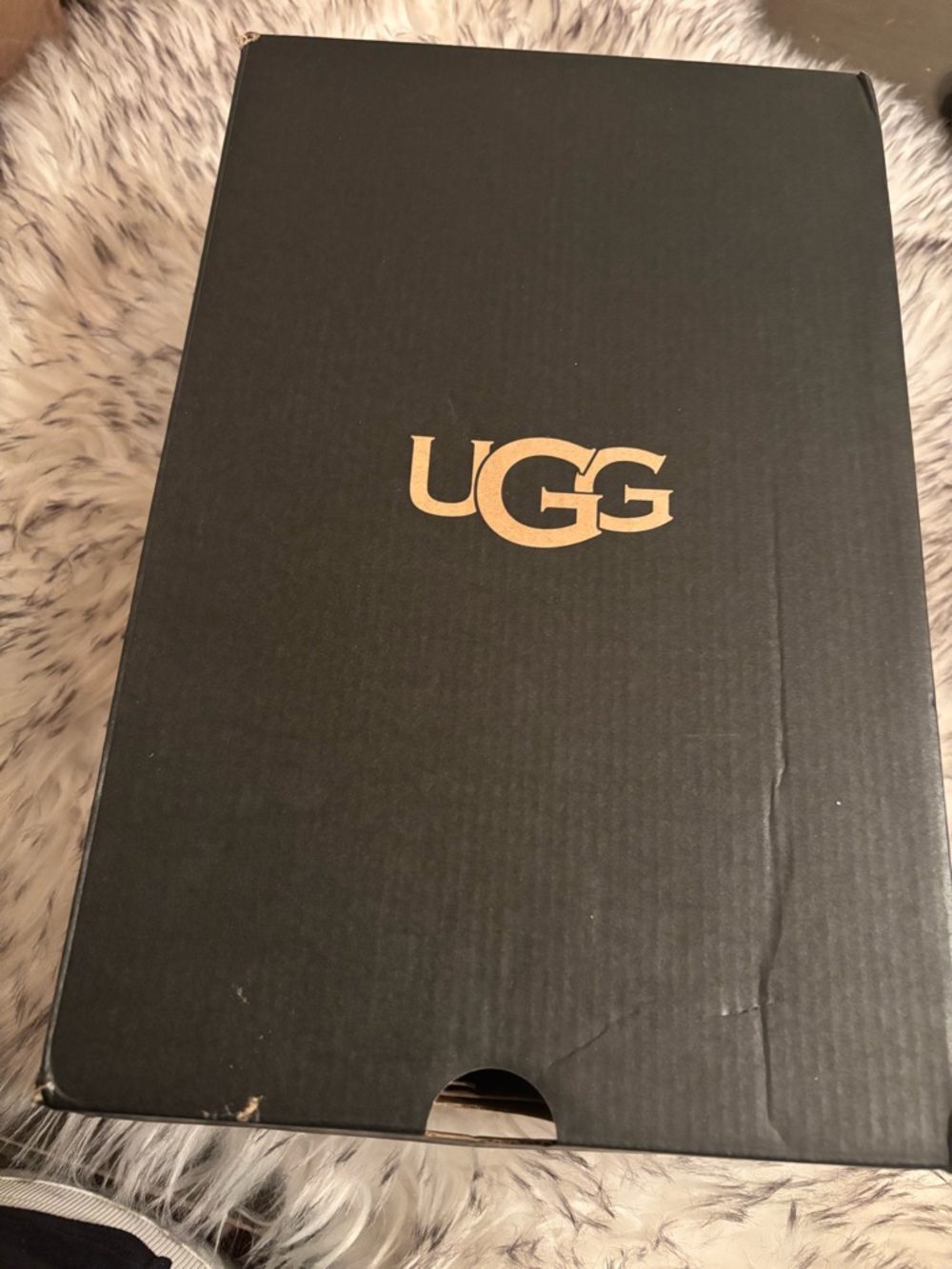 UGG Chestnut Suede Slip-On Clog with Decorative Trim - Picture 6 of 6